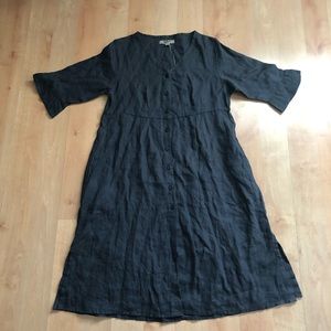 Flax linen dress.